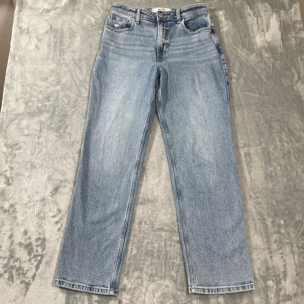 Hollister Jeans W27 4R Regular Ultra High-Rise 90s Straight Light Wash